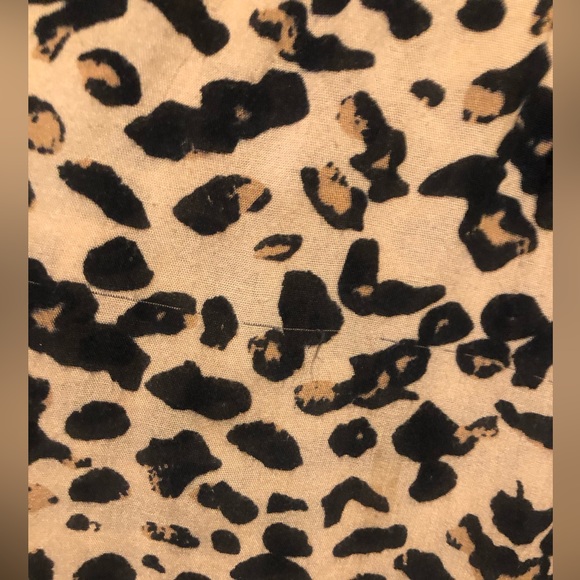 Well loved Sass & Bide animal print top with sequins around the neck - Picture 5 of 5